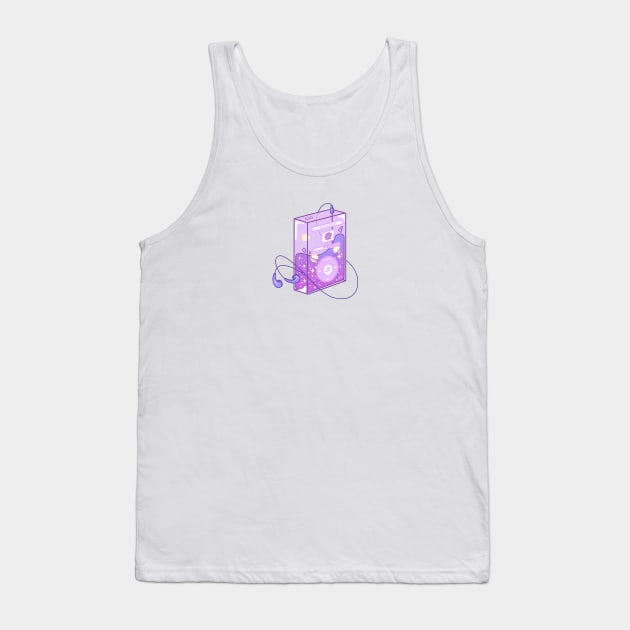 Late Night Music Tank Top by Avery Ota